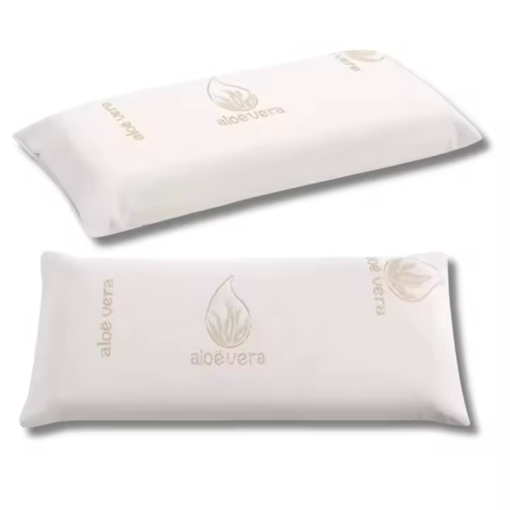 Almohada Viscoelástica HMS, Con Funda de Aloe Vera, Transpirable, Hipoalergénico, Fabricado en España - 1