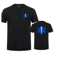 Camiseta EMT De Emergencia Ambulancia Para Hombres Y Mujeres Moda Verano Streetwear Cuello Redondo Manga Corta Casual Sport - details 8