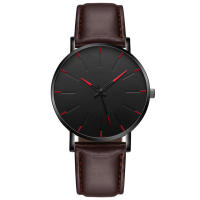 Reloj De Lujo Para Hombres Y Mujeres Reloj De Cuarzo Con Dial De Acero Inoxidable Diseño Casual Nuevo 2024 Correa De Cuero - details 17