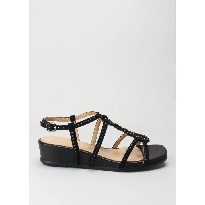 sandalia pedreria suede black ALMA EN PENA - 1