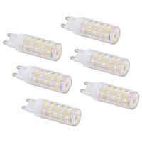 6 UNIDS 66LED G9 Bombilla 9W 85-265V Bombilla para lámpara de techo de 3 Colores Claros para el hogar - details 1