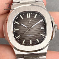 Reloj Automático Tandorio Cuadrado 40mm Para Hombre Acero Inoxidable NH35 Multicolor Dial Cristal De Zafiro Fecha Luminoso Mecánico De Pulsera - details 26