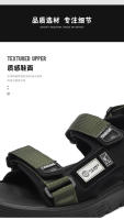 Par De Zapatos Casuales Para Hombre Moda Verano Resistente Al Desgaste Sandalias Deportivas Trendy Para Playa Y Uso Diario Talla Unida Material Superior De Tela Y Suela EVA - details 4
