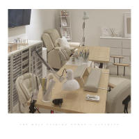 Almohadilla De Mano Para Manicura Blanca De Madera Alta Calidad Soporte De Brazo Para Uñas Estilo Tendido Y Plegable - details 6