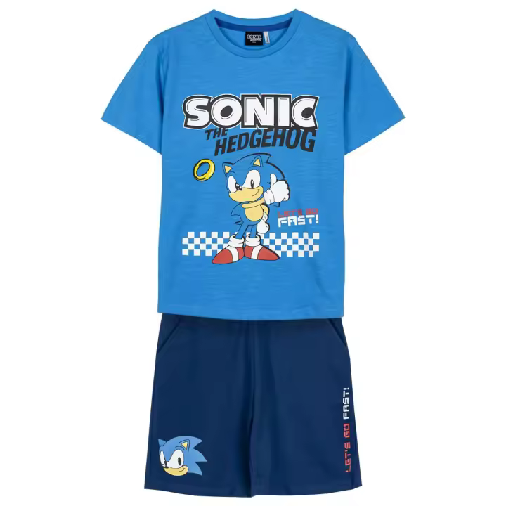 Pijama Conjunto 2 Piezas Cerdá Sonic Color Azul - 1