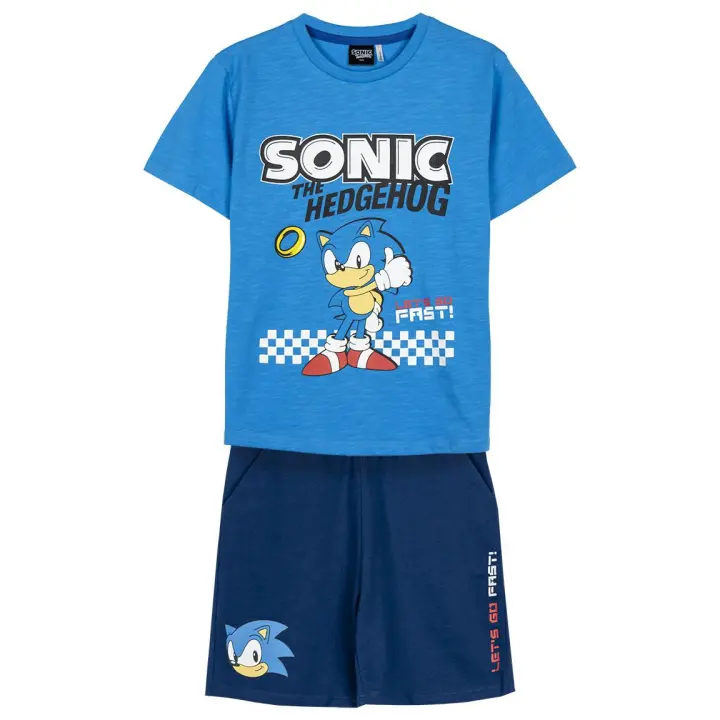 Pijama Conjunto 2 Piezas Cerdá Sonic Color Azul - 1