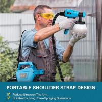 Tilswall Pulverizador de Pintura de 800W, Velocidad de Pulverización Máxima de 1100ml/min, Tanque Desmontable de 1300ml, 3 Tamaños de Boquillas, Azul - details 3