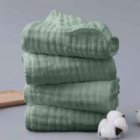 Toallas De Rostro Muselina Para Bebés 6pcs Suaves Para Piel Sensible Toallas De Baño Para Recién Nacidos Hechas De Algodón - details 7