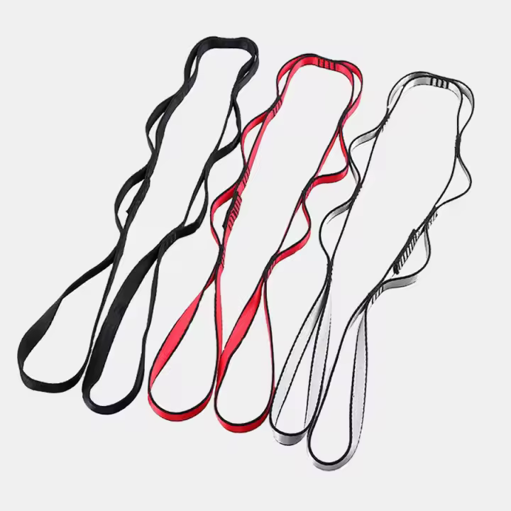 Hammock De Yoga Aéreo Interior Ayuda Con Cordones Cuerda De Yoga En Forma De Crisantemo Bandas De Estiramiento Para Entrenamiento De Cardio - 1