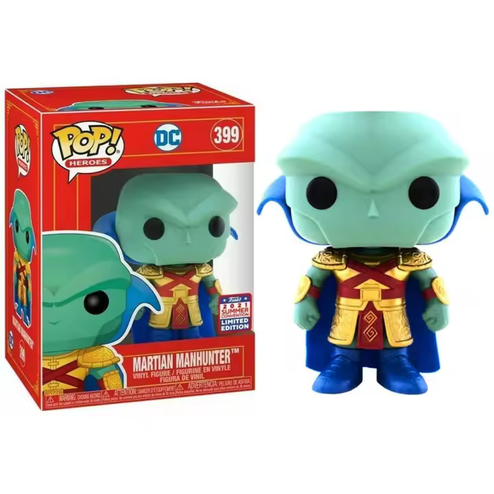 Funko Pop! DC Palacio Imperial - Martian Manhunter (SDCC21) Exclusivo, 54264, Nº 399 - 1