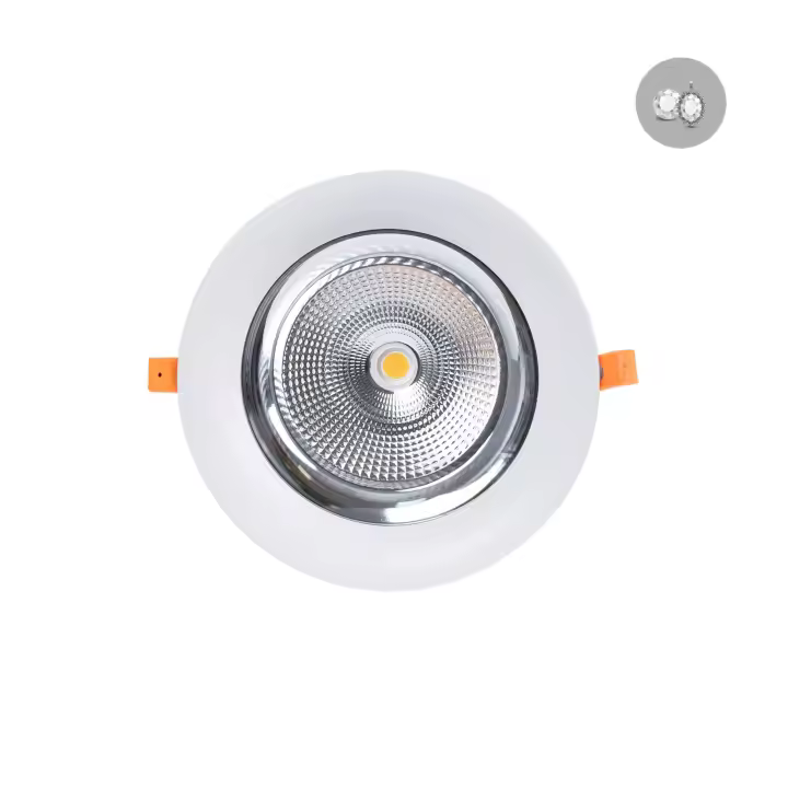 Barcelona LED Downlight LED especial para joyerías - 40W - Driver Philips - Corte Ø210 mm - 1