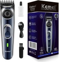 Maquinilla Cortapelos KEMEI km-1256 inalámbrica ajustable Azul Oscuro Nuevo, ENVIO 24H - details 4