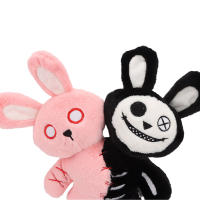 Muñeco De Peluche De Conejo Con Cabeza Doble Calabaza Para Decoración De Halloween Juguete De Peluche Para Niños Relleno De Algodón PP - details 7