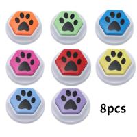 Juguete Interactivo Para Perros Con Botón Grabable De Sonido Patrón Hexagonal De Rastro De Mano Para Comunicación Y Entrenamiento - details 6