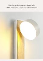 Lámpara De Pared LED Moderna Con Interruptor Iluminación Interior Para Dormitorio Sala De Estar Estudio Lectura Decoración Sconce Metálico Incluye Bombilla - details 11