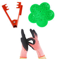 3Pcs Herramienta De Jardín Para Eliminar Espinas De Rosas Y Hojas Tijeras Metálicas Para Ramales Y Burros Uso En Jardinería - details 6