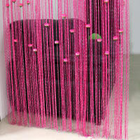 Cortina De Encaje Floral Romántica Con Borlas Para Decoración De Sala De Estar Y Salón De Belleza Divisoria De Puerta Translúcida Y Elegante - details 4