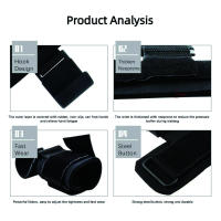 Juego De Agarres Para Músculos De Mano De Entrenamiento De Fuerza Sin Ahogamiento Para Squat Pesas Y Pull-up En Barra Horizontal Antideslizante Para Ejercicio De Fitness - details 4