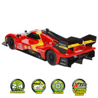 Maisto Tech - Coche teledirigido Ferrari 499P LMH, 24h Le Mans 2023, maquetas de coches, miniatura de colección, competición, carreras, coches teledirigidos, deportivo radiocontrol, licencia oficial, +8 años - details 1