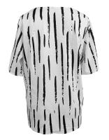 Conjunto De Moda Para Mujer Con Manga Corta Y Estampado Top Y Pantalones Elásticos Casual Ropa Suelta Para El Día Traje De Pista - details 3