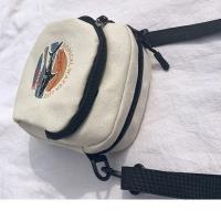Bolso De Hombro Para Mujer Mini Tamaño Canvas Small Crossbody Bags Con Cierre De Cremallera Bolsa De Teléfono Para Diversas Occasiones - details 3