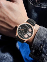 Reloj De Cuarzo Para Hombre TOMI Con Correa Desmontable Estilo Negocios Y Sencillo Caja De Regalo De Fiestas Material De Pulsera PU Calendario Completo Resistente Al Agua - details 25