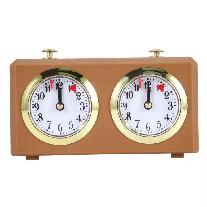 Mechanical Chess Clock Analog for Chess Game Timer Clock Official Clocks Timers No Battery Needed - 1