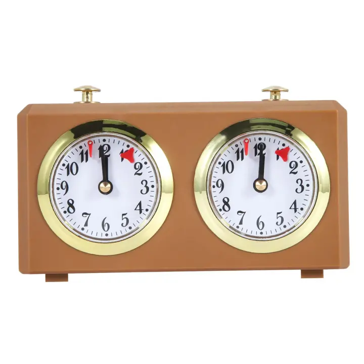Mechanical Chess Clock Analog for Chess Game Timer Clock Official Clocks Timers No Battery Needed - 1