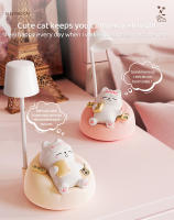 Lámpara De Noche De Gato Lindo Recargable En Silicona Cartoon Decoración De Habitación Para Niños Regalo De Cumpleaños Iluminación Suave Forma Animal LED - details 5