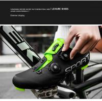 Zapatillas De Ciclismo Unisex MTB Con Cleat Para Hombre Y Mujer Zapatillas De Bicicleta De Montaña Planas Para Carreras Y Bicis De Carretera Spd Zapatillas Mtb - details 9