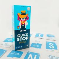 Asmodee - Quick Stop Family Juego de Mesa Dinámico para Familia y Amigos - Creatividad y Rapidez - A partir de 10 Años, Juego De 2 a 7 Jugadores, Versión Entretenimiento Familiar sin Pantallas, Regalo Original Padres y Niños - Juego en Español - details 0