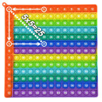 Juegos De Matemáticas Para Aprender La Tabla De Multiplicar Con Juguetes De Pus Y Pop En Silicona Tablero De Memoria Educativo Para Niños De 3 a 12 Años - details 0