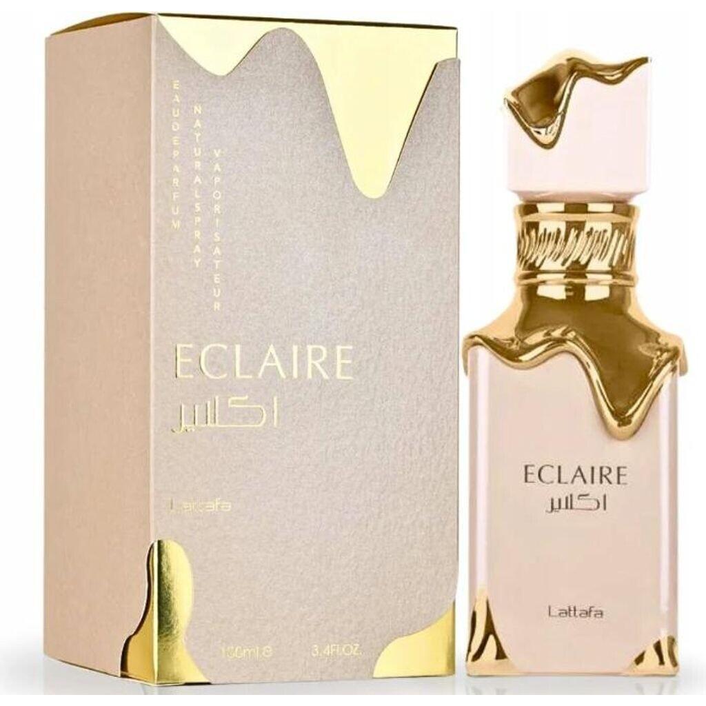 Lattafa Éclaire perfume 100ml Original Auténtico Fragancia Femenina Dulce Gourmand Aroma Intenso y Duradero Perfume para Mujer Elegante Sensual Larga Duración Ideal Regalo Uso Diario