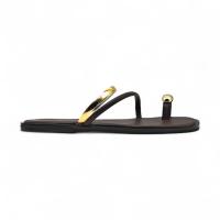 Calzados soraia, Sandalias Planas de Mujer con anillo dorado y Detalles Metálicos, Estilo Minimalista con Tira Dedo, Diseño Elegante para Verano, Perfectas para Playa, Paseos o Eventos Casuales ✅ Entrega 24/72h a España (península) Playa Metal Playa Playa - details 3