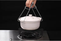 Porta Platos De Acero Inoxidable Para Cocina Utensilio Antideslizante Y Anti-Quemaduras Para Olla Y Tazón Herramienta De Cocina Ecológica - details 6