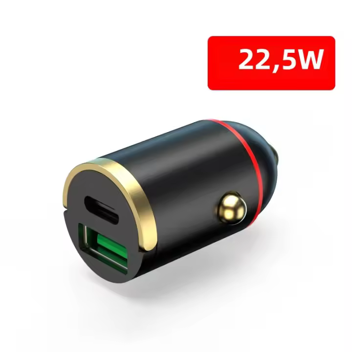 SEAMETAL Cargador De Coche 100W Alta Potencia Carga Super Rápida Doble Puerto Adaptador De Luz Del Cigarrillo Para iPhone Xiaomi Samsung - 1