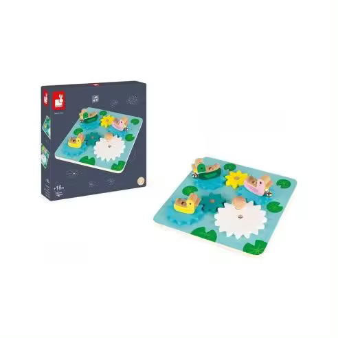 Juego de engranaje, el estanque de los patos - Janod J05326 JU05326 JANOD - 1