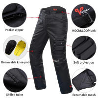 Pantalones De Motocicleta Con Llenado Térmico Resistente a Caídas Para Viajes En Frío Con Protección De Rodilla Removible Unisex - details 3