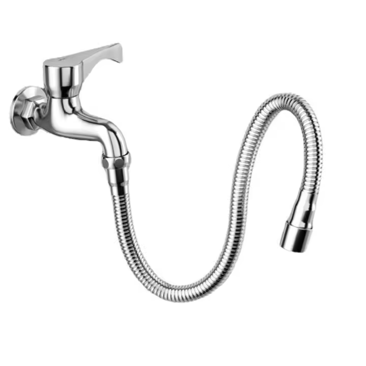 Extensor De Grifo De Cocina En Acero Inoxidable 1PCS Agarre De Agua Flexible Suministros Domésticos Tubo De Extensión Para Grifos - 1