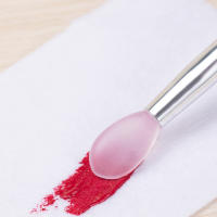 Brocha De Uñas De Silicona Para Aplicar Brillo De Plata Y Plateado Herramienta De Manicura Reutilizable Fácil De Usar Para Arte De Uñas - details 1
