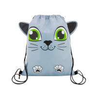 Mochilas de merienda infantiles en forma de animales. Medidas: 35 x 40,5 cm. Material: Poliéster. Perfectas para que los pequeños guarden su merienda o los juguetes. Regalos para niños y niñas en colegios, guarderías o cumpleaños o fiestas infantiles. - details 4