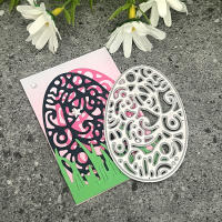 Cortadores De Metal Para Decoración De Pascua Conejos Conejitos Y Huevo Múltiples Uso En Scrapbooking Álbumes De Fotos Y Cartas DIY - details 3