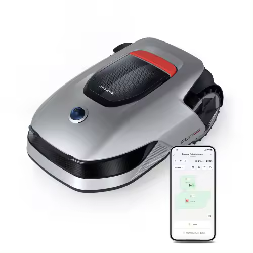 Dreame A1 Robot cortacésped Batería Negro, Rojo, Plata - 1