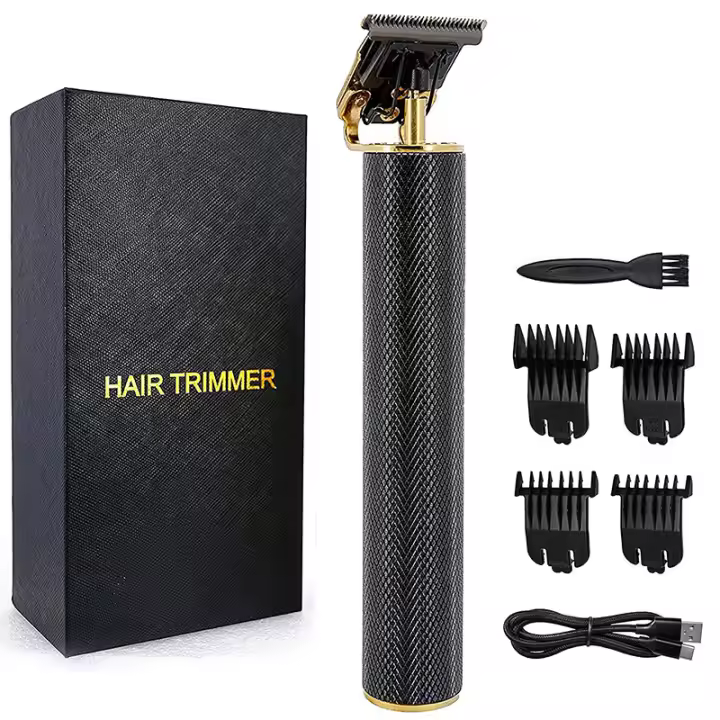 Cortadora de pelo Eléctrica with Cabezal de agua, Cabezal de tatuaje with shape de T para tallar dientes, Cortadora de pelo para Cabeza Calva, resistant to Agua, Cabezal de agua USB - 1