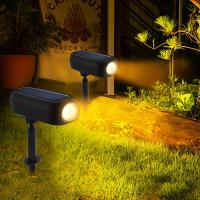 4PCS Luz Solar LED Exterior IP65 Verde Para Jardín Luz De Pared Solar Luces De Spotlight Solar Para Árboles Camino Jardín - details 22