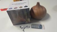 Humidificador de aceites esenciales de grano de madera con USB de 5 V, gran volumen de niebla, colorido, automático, tipo cebolla, gran volumen de niebla. - details 2