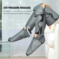 Masajeador De Pies Y Piernas Con Control Remoto Para Circulación Y Relajación Máquina De Compresión De Aire Para Edema Y Hinchazón Tamaño Con Control Remoto Material De Tela De Nylon Color Negro - details 1