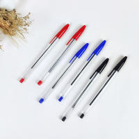 Bolígrafo De Punto Cómodo 1.0mm Para Escritura Suave Y Diario Tinta Negra/Azul/Roja 10/15 Piezas Material Plástico - details 5
