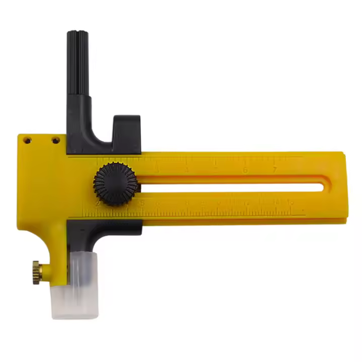 Cortador De Circunferencia Ajustable Para Artesanías De Tela Y Cartón Herramienta Circular Para Crear Tarjetas Y Scrapbooking DIY - 1