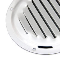 Cubierta De Grille Para Barco Caravana 2PCS Ventilación Redonda De Acero Inoxidable 316 Tapa De Ventilación 4 Pulgadas 5 Pulgadas - details 6